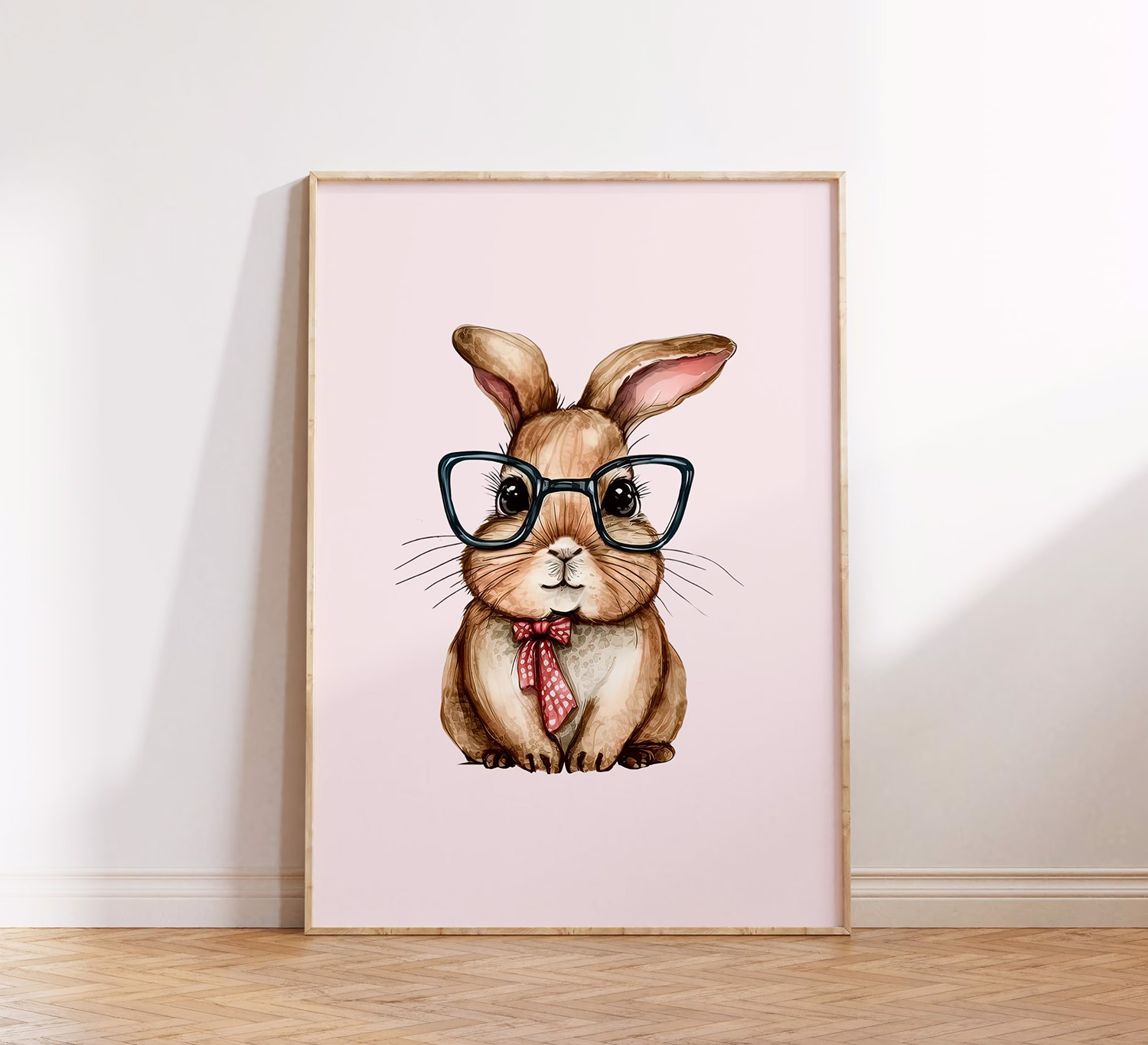 Adorable Free Bunny Wall Art Printable for Your Nursery or Kids’ Room