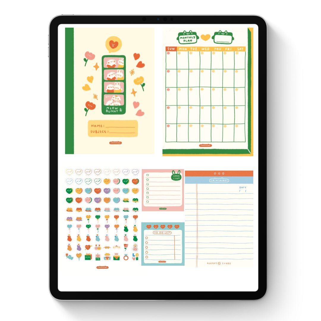 goodnotes free planner sticker pack