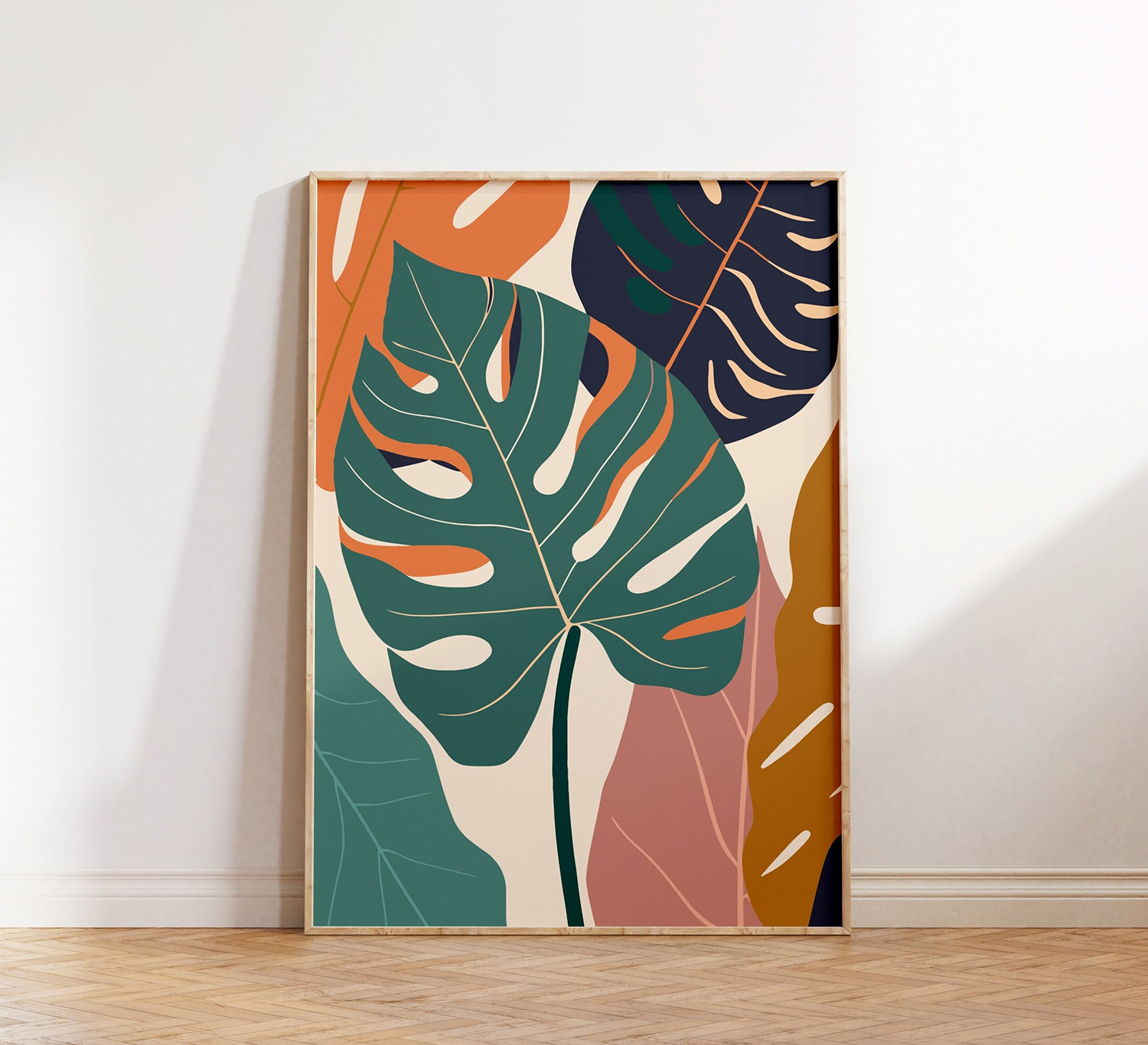 Free Monstera Botanical Wall Art Printable
