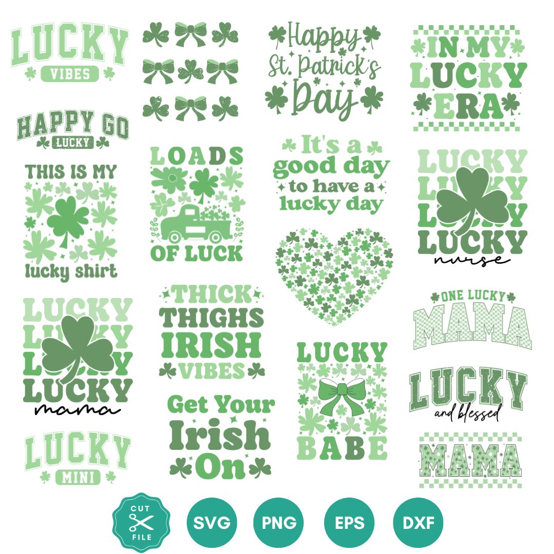 Free Retro St. Patrick’s Day SVG Bundle: 18 Unique Designs