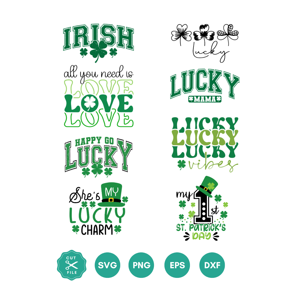 Free St. Patrick’s Day SVG Bundle: 8 Festive Designs