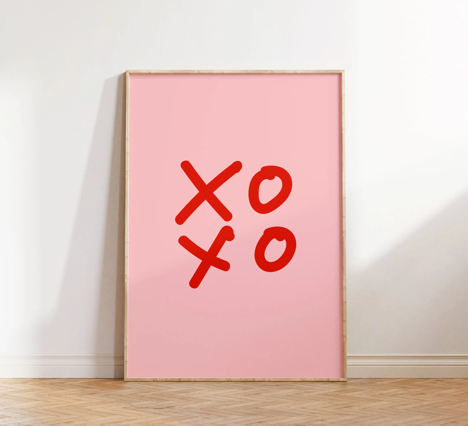 Free XOXO Wall Art Printable – Modern & Playful Design
