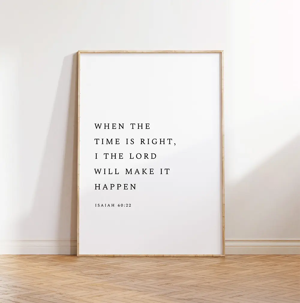 Free Download: Isaiah Bible Wall Art Printable