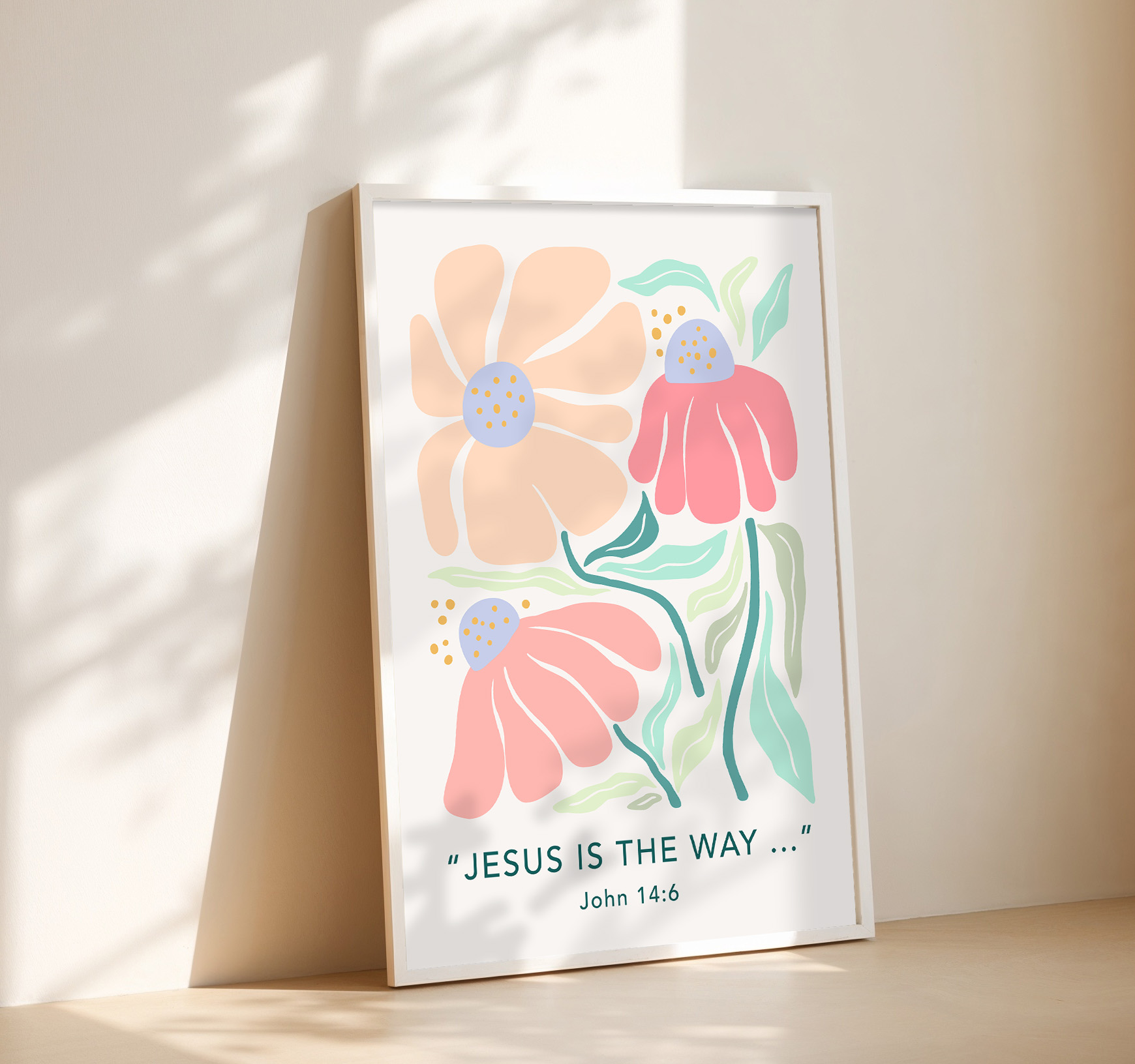 Free Download – Jesus Is the Way Printable Wall Art