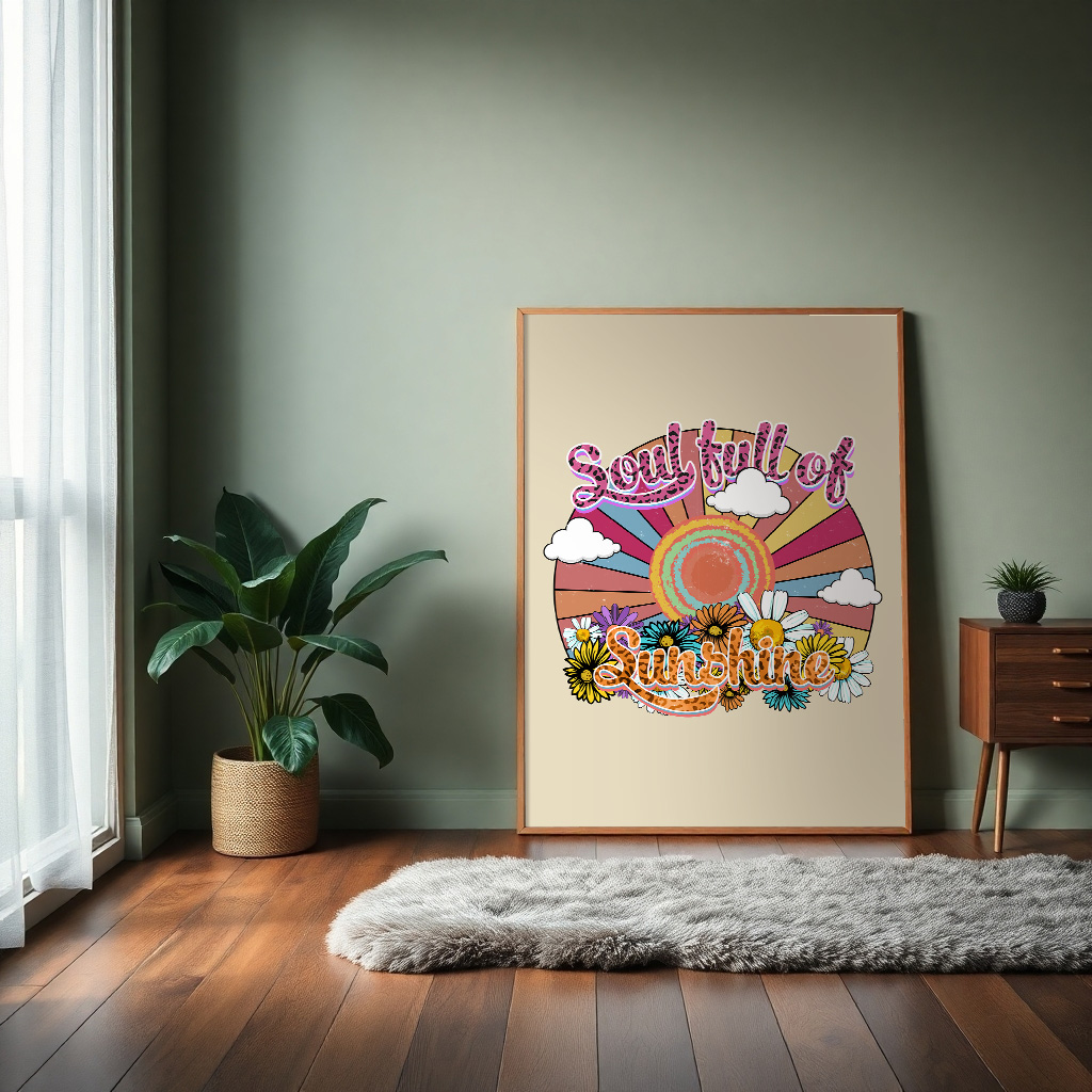retro inspirational wall art