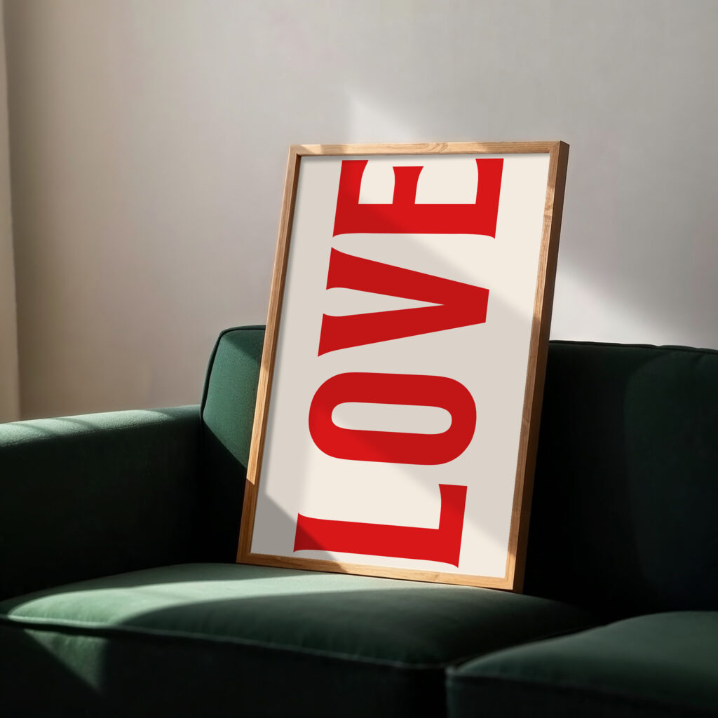 love wall art printable