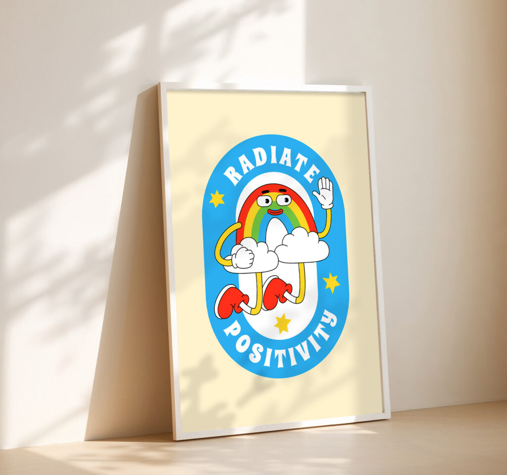 retro inspirational wall art