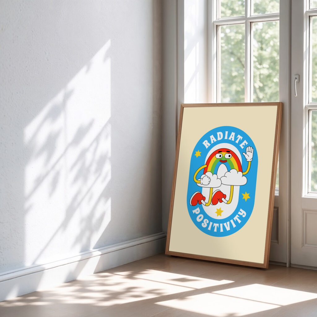 retro inspirational wall art