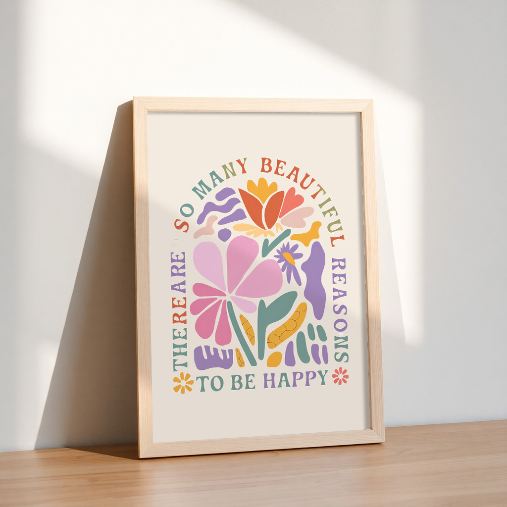floral wall art print