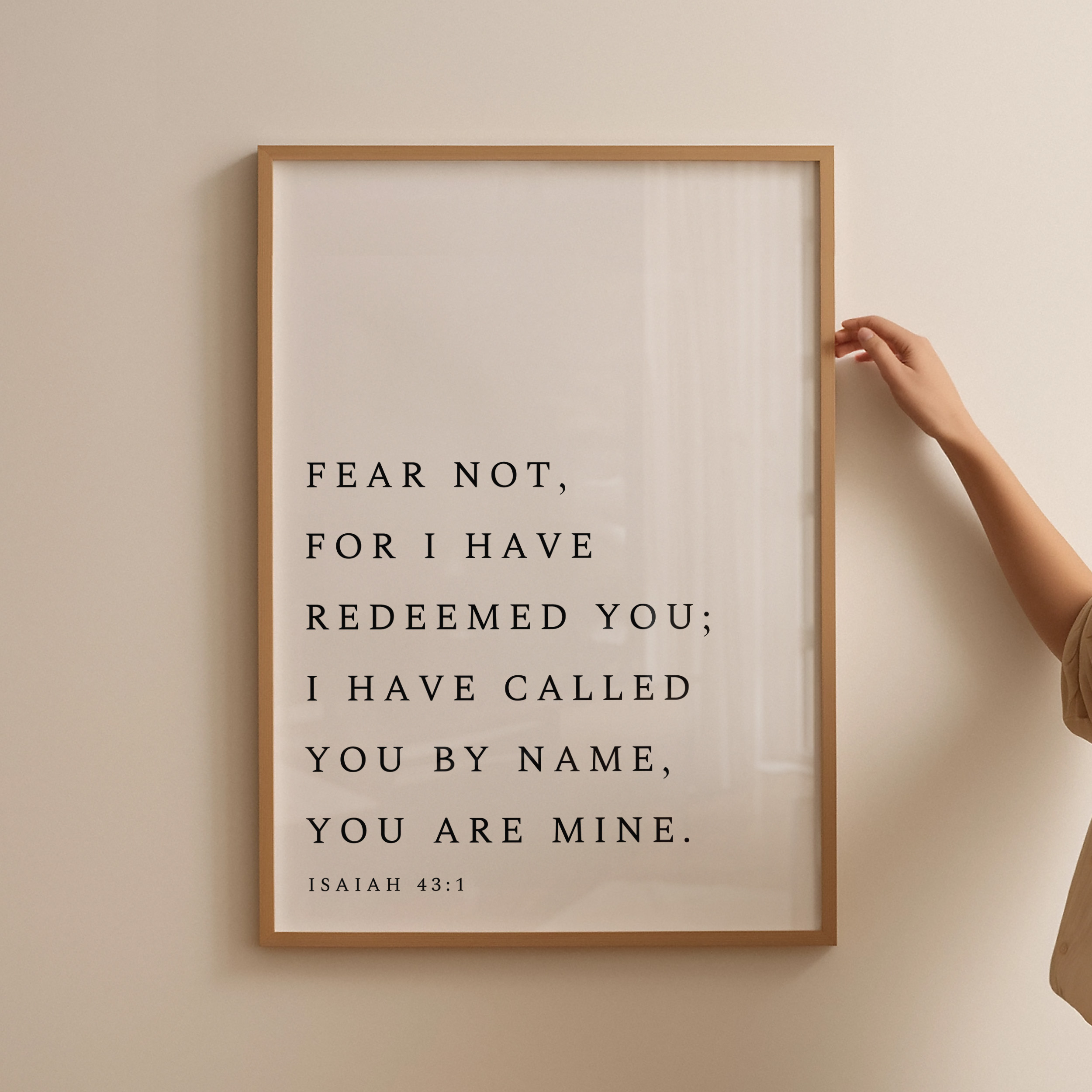 Bible Verse Wall Decor for Scripture Memorization | Free Christian Printables